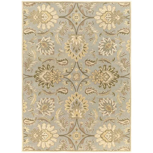Art of Knot Vitrolles Olive Traditional 8& x 11& Area Rug