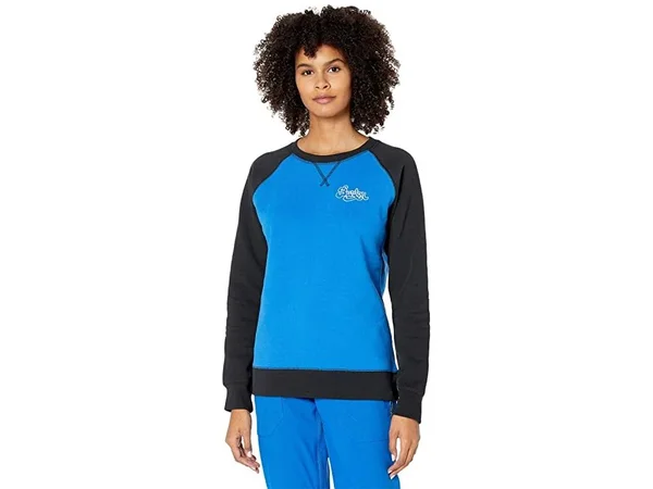 Burton Women's Keeler Crew Fleece - Lapis Blue, True Black, S
