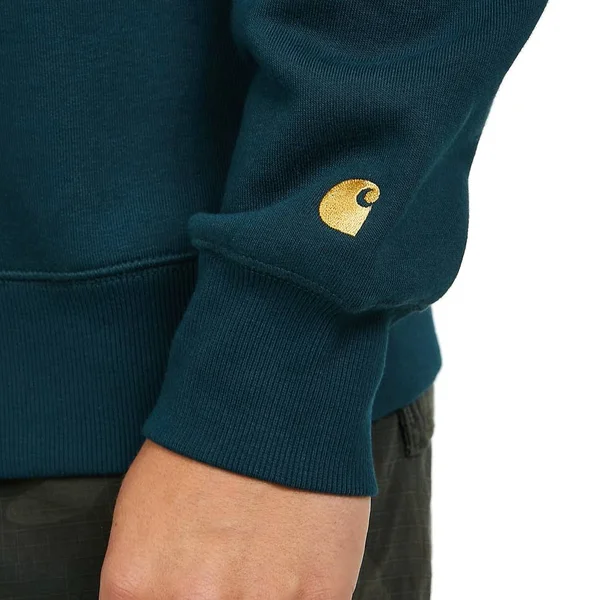 Carhartt WIP Chase Sweatshirt - Frasier, Gold - XL - Men