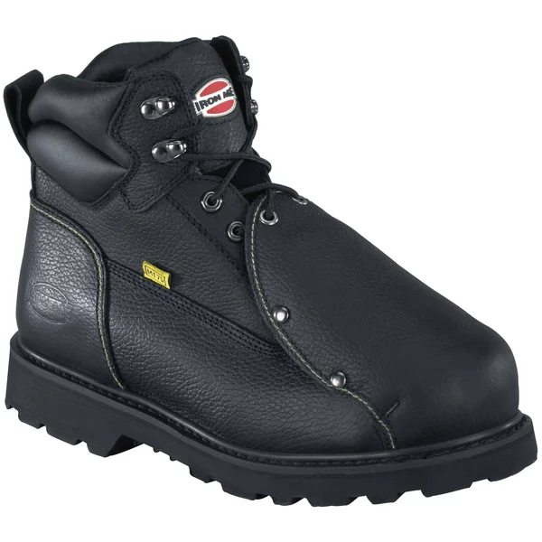 Iron Age Groundbreaker (Black) Men's Work Boots
