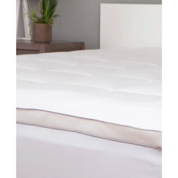 Cozy Classics Clouds Mattress Pad, Size: King, White