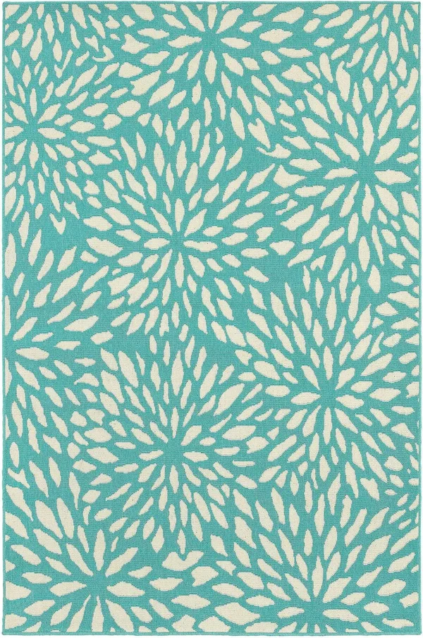 Oriental Weavers Meridian 1506L 6&7x22 x 9&6x22 Blue Area Rug