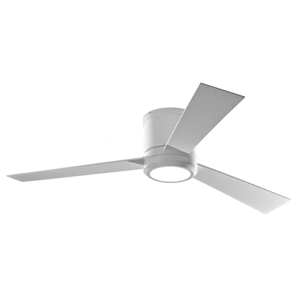 Monte Carlo Clarity 52x22 Ceiling Fan with Light - Rubberized White - Rubberized White Blades