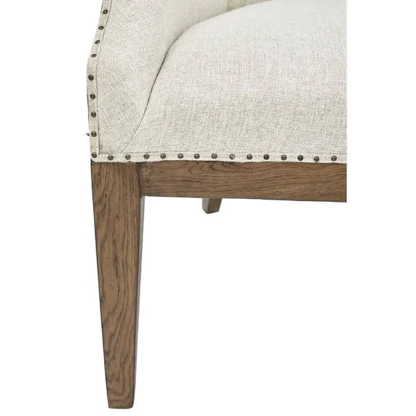 Deconstructed Arm Chair - Linen - White