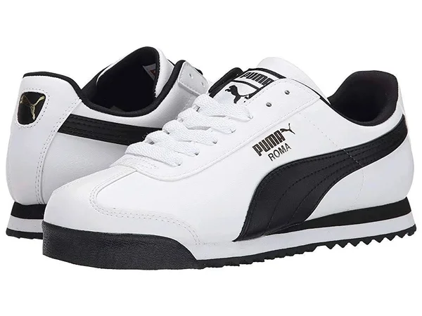 Puma Roma Basic White/Black - Men's, Size: 6