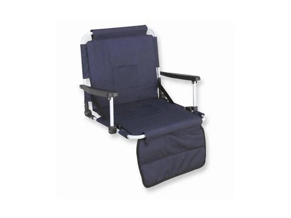 Picnic Plus Psm-106N Stadium Seat with Armrests, Navy, 20 x 16 x 17 inches