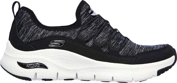 Skechers Women's Arch Fit Rainbow View Slip On - Black/White