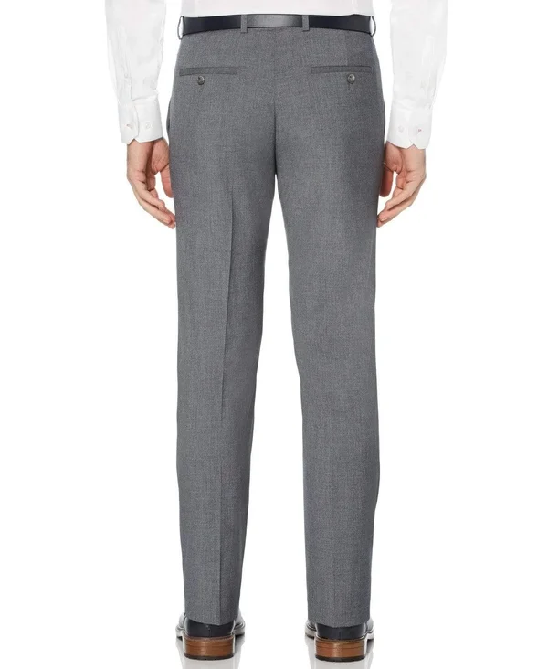 Perry Ellis Portfolio Slim-Fit Subtle Plaid Dress Pants Men's Dress : 38 29