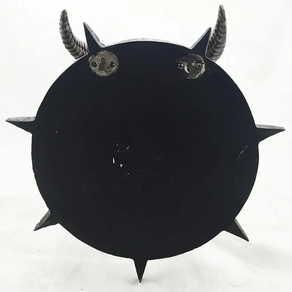 Dungeon Chained Skeletal Dragon Protruding Skull Wall Sculpture Figurine Decor
