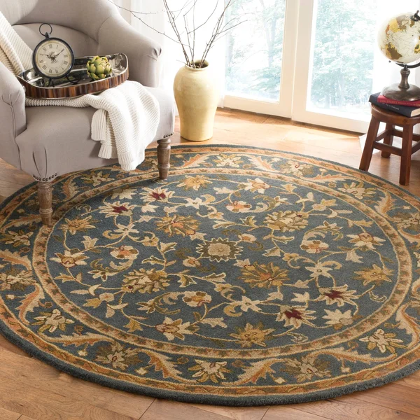 Safavieh Antiquity AT52B 3&6x22 Round Wine - Gold Rug