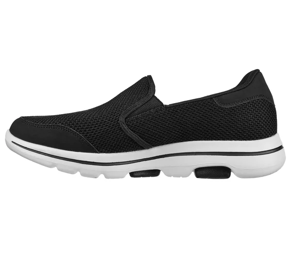 Skechers Men's GOwalk 5 - Beeline Walking Shoes - Black/White, 8.0