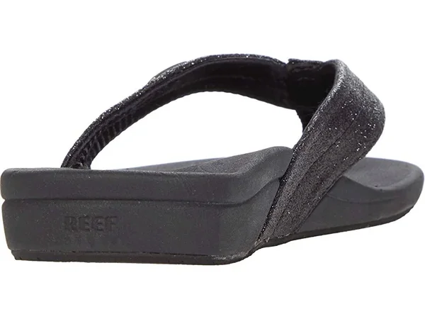 Women's Reef Ortho-Spring Flip Flop - Size: 11, Black