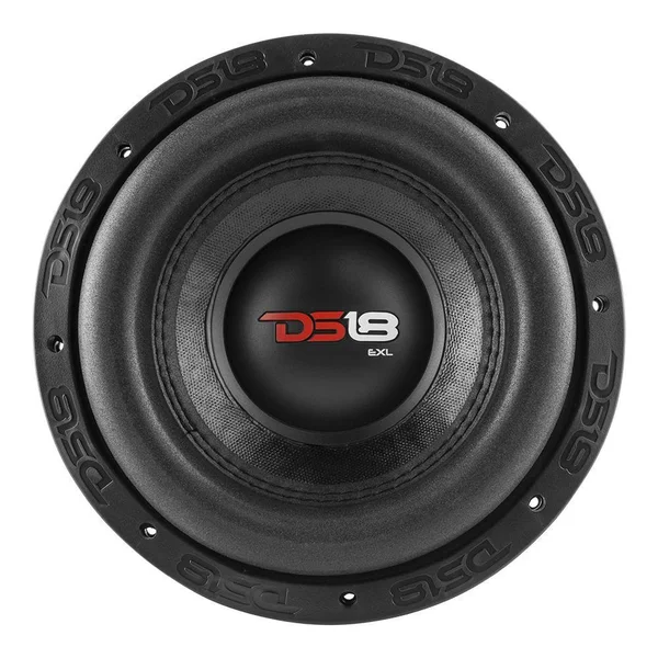 8 inch Subwoofer 1200 Watts Dual 4 Ohm DVC DS18 Exl-x8.4d, Black