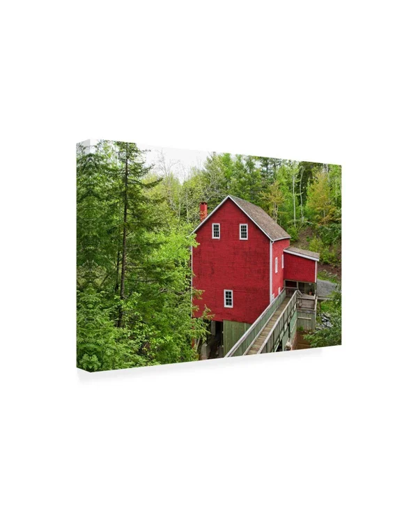 Trademark Art Chuck Burdic 'The Old Gristmill' Canvas Art