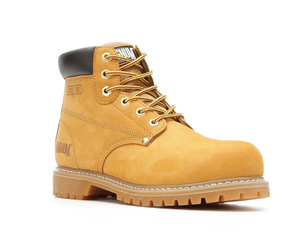 Men's Magnum Gritstone Mid Steel Toe Work Boots in Wheat Size 11.5 Wide