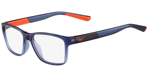 Nike 5532 Eyeglasses - 411 Crystal Gym Blue/Hyper Crimson