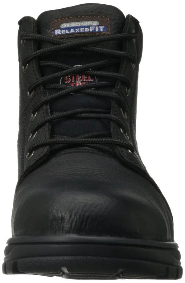 Men's Skechers Work Relaxed Fit Workshire Steel Toe - Size: 9.5, Black