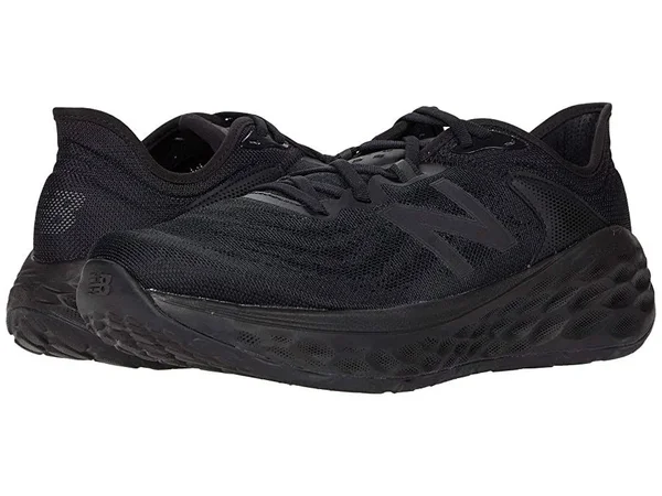 New Balance Men's Black Fresh Foam More V2 Running Shoes, Size: 12.5