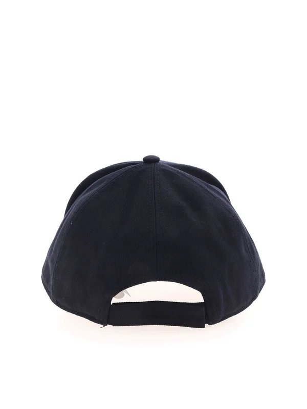 Moncler Logo Cap - Blue - Hats