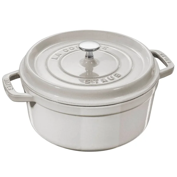 Staub - White Truffle Round Cocotte - 28cm