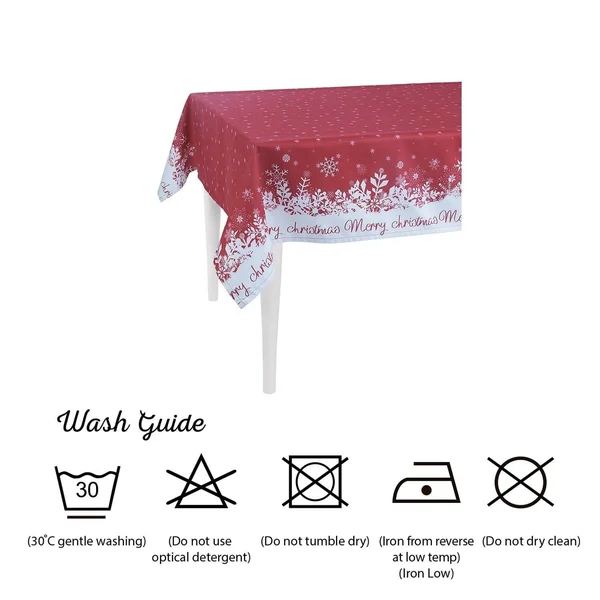 Merry Christmas Printed Decorative Tablecloth, Mikeu0026Co 55x55