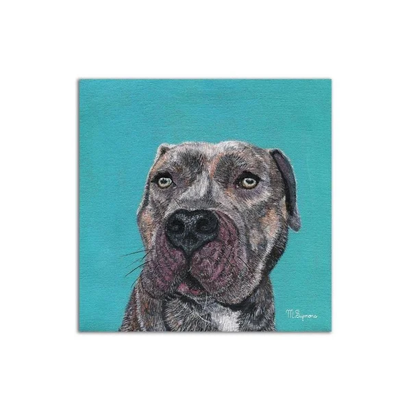 14x22 x 14x22 Good Boy by Melissa Symons Print on Canvas