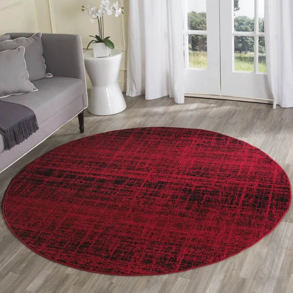 Safavieh 2&-6x22 x 16& Adirondack ADR116F Red, Black Rug