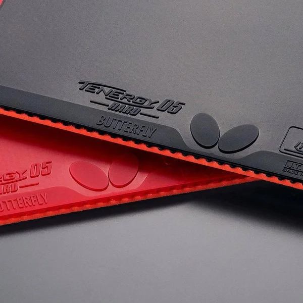 Butterfly Tenergy 05 Hard Table Tennis Rubber Red, 2.1 mm