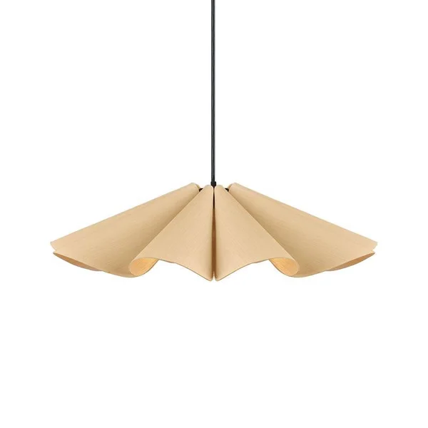 Bruck Lighting Delfina Pendant Light - Color: Red - Size: 1 Light - WEPDEL/60/RED/ASH