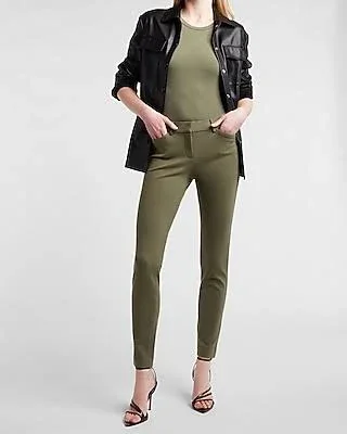 Mid Rise Knit Skinny Pant Blue Women's 6