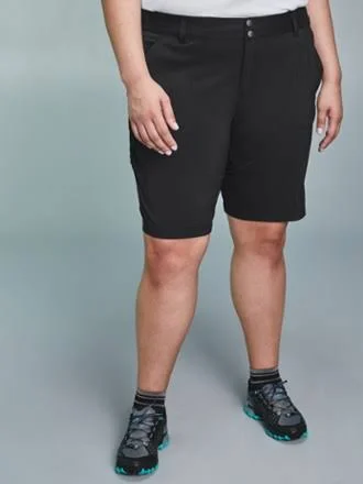 Columbia Plus Size Saturday Trail Long Short, 18W 10, Black