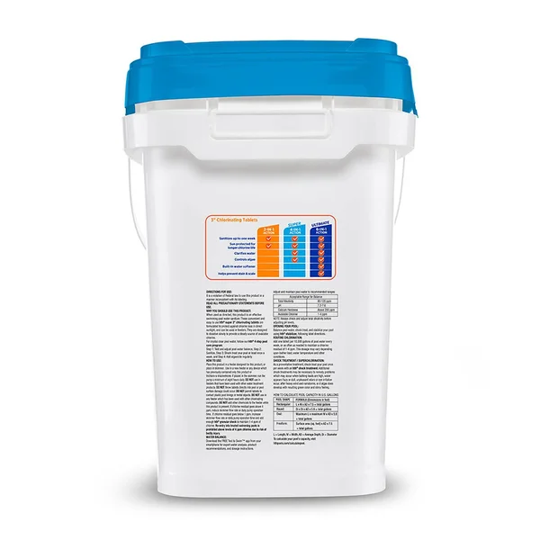 HTH 42038 Super Chlorinating Chemicals Tablet, 15 lb