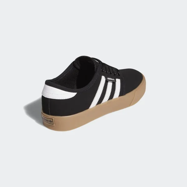 Adidas Seeley Shoes - Kids - Core Black, Cloud White, Gum - 11K