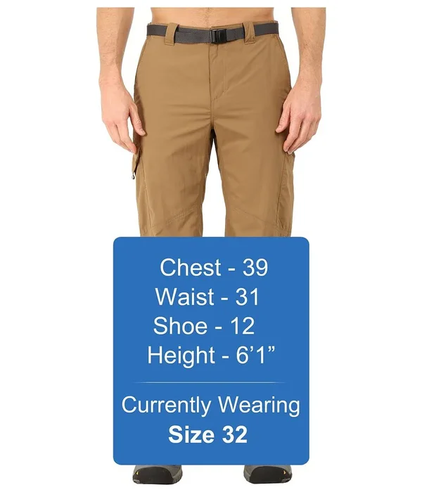 Columbia Men's Silver Ridge Cargo Pant - 32x30 - Delta