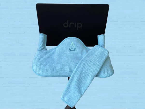 Spintowel - Spin Bike Handlebar Sweat Towel, Spintowel for Use with Peloton Bike Peloton, Dye Teal