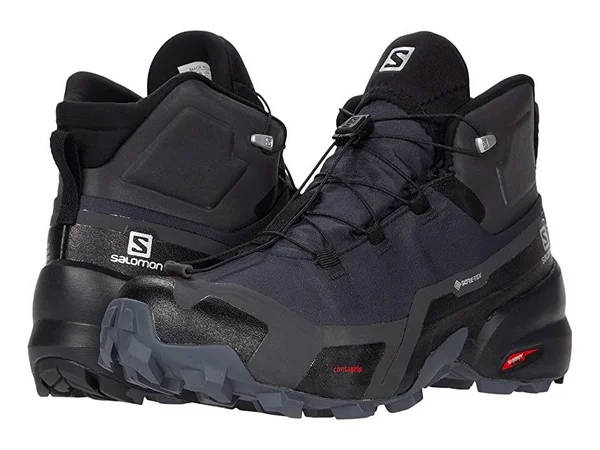 Salomon Men's Cross Hike Mid GTX Boot - 10.5 - Phantom - Black, Ebony