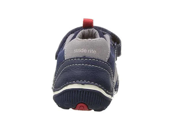 Stride Rite SRT Wes Toddler Boys& Infant-Toddler Navy Sneaker 7.5 Toddler M