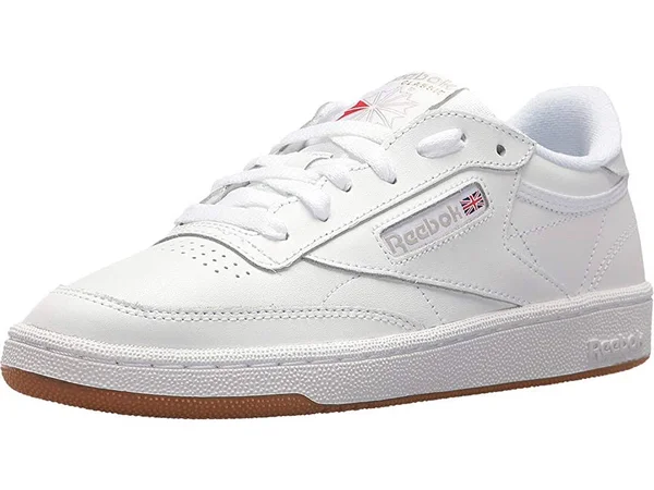 Reebok Club C 85 White/Grey/Gum Women's Shoes - Size: 6.5
