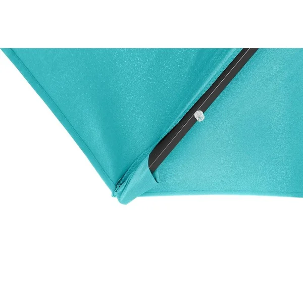 Zenova 9ft Solar 32 LED Lighted Umbrella Waterproof Sun Protection - Navy Blue