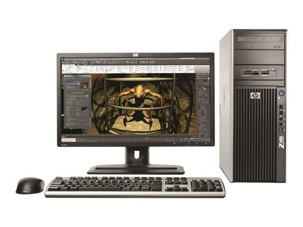 HP Workstation z400 - CMT - 1 x Xeon W3503 - 2.4 GHz - RAM 4 GB - HDD 250 GB - DVD SuperMulti - no graphics - GigE - Win 7 Pro 6