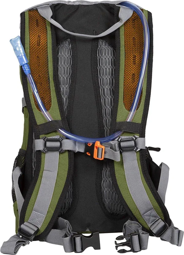 Teton Sports Hydration Backpack with Bladder - Green, 18.5x22x 10x22x 7x22