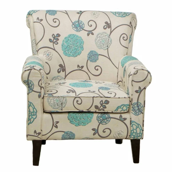 Floral Club Chair