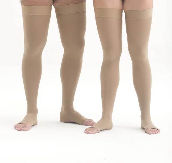 Mediven Plus, 20-30 mmHg, Thigh High, Open Toe Beige, III