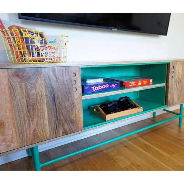 Posh Pollen Gerard Media Console TV Stand - Green
