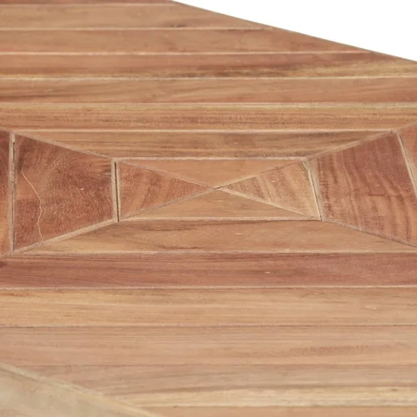 vidaXL Dining Table 63x22x27.6x22x29.9x22 Solid Acacia and Mango Wood