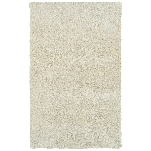 Fabulous Shag High Performance Polypropylene Shaggy Area Rug - 7'0 x 9'0 - White