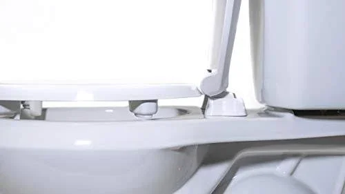 Centoco HL820STS-001 Plastic Elongated Toilet Seat with Open Front, White