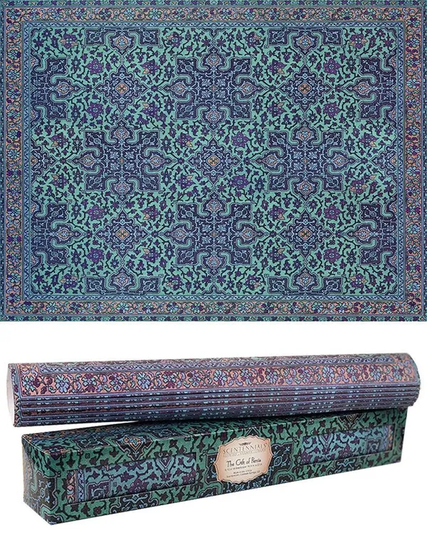 Scentennials Gift of Persia (18 Sheets) Scented Fragrant Shelf & Drawer Liners 16.5x22 x 22x22 - Great for Dresser, Kitchen