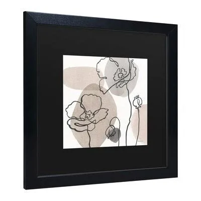 Think Neutral 03 by Lisa Audit - Picture Frame Graphic Art Wrought Studio Frame Color: Black Framed - Matte Color: Black, Size: 1