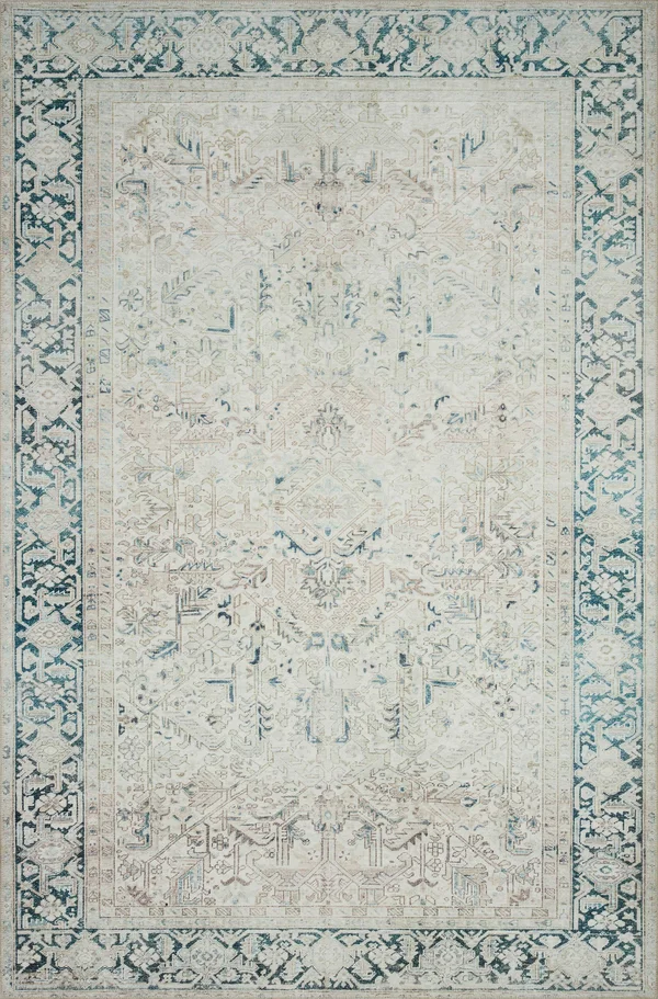 Magnolia Home Lenna LEA-06 2&6x22 x 9&6x22 Natural and Denim Runner